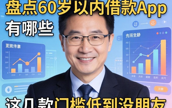 盘点60岁以内借款app有哪些,这几款门槛低到没朋友