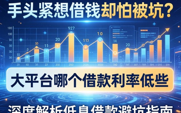 手头紧想借钱却怕被坑？大平台哪个借款利率低些？深度解析低息借款避坑指南