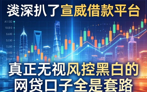 我深扒了宣威借款平台，发现真正无视风控黑白的网贷口子全是套路