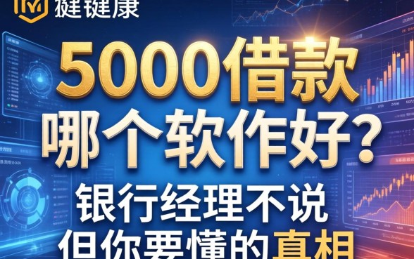 5000借款哪个软件好？银行经理不说但你要懂的真相
