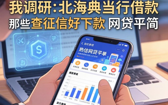 我调研了北海典当行借款和那些不查征信好下款的网贷平台，发现事情没那么简单