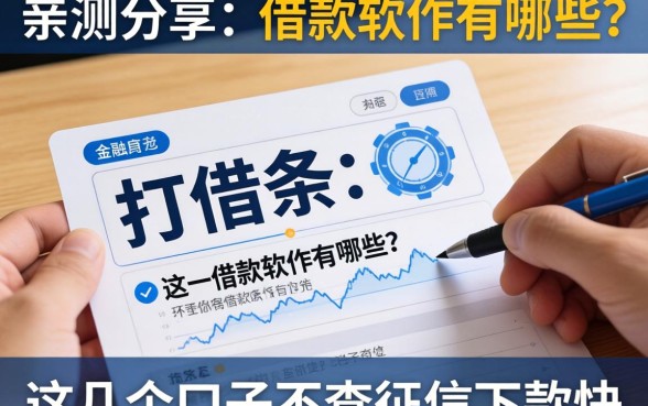 亲测分享：打借条的借款软件有哪些？这几个口子不查征信下款快