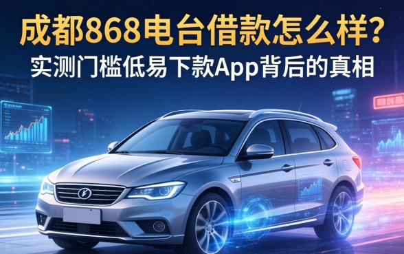 成都868电台借款怎么样？实测门槛低易下款app背后的真相