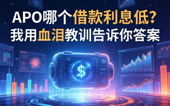 app哪个借款利息低？我用血泪教训告诉你答案