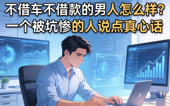 不借车不借款的男人怎么样？一个被坑惨的人说点真心话