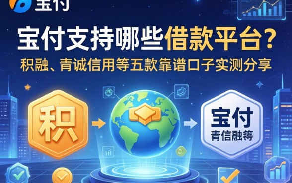 宝付支持哪些借款平台？积融、青誠信用等五款靠谱口子实测分享