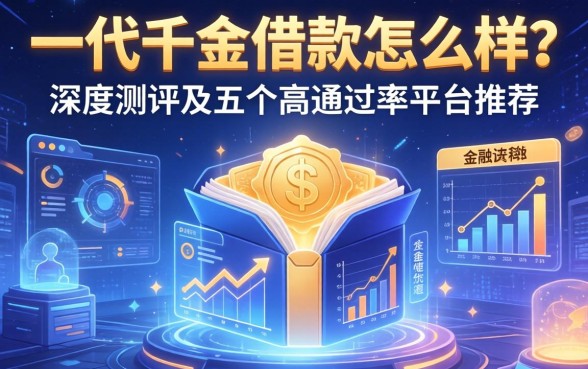 一代千金借款怎么样？深度测评及五个高通过率平台推荐