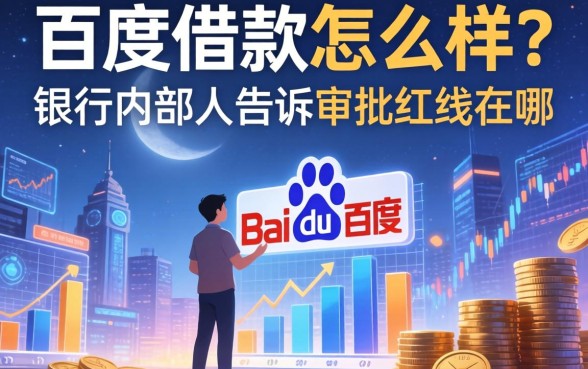 百度借款怎么样?银行内部人告诉你审批红线在哪