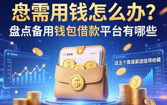 急需用钱怎么办？盘点备用钱包借款平台有哪些，这五个靠谱渠道值得收藏