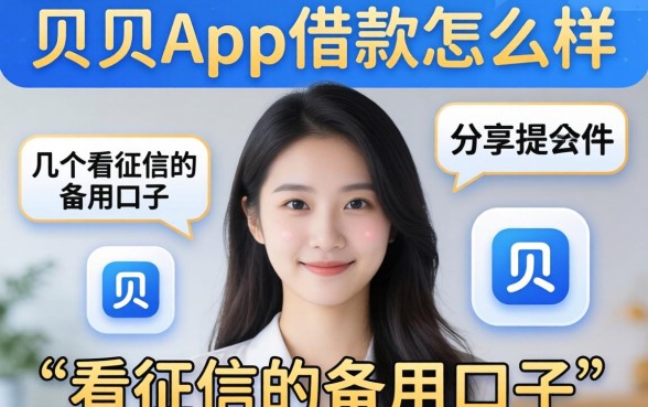 贝贝app的借款怎么样?分享几个不看征信的备用口子