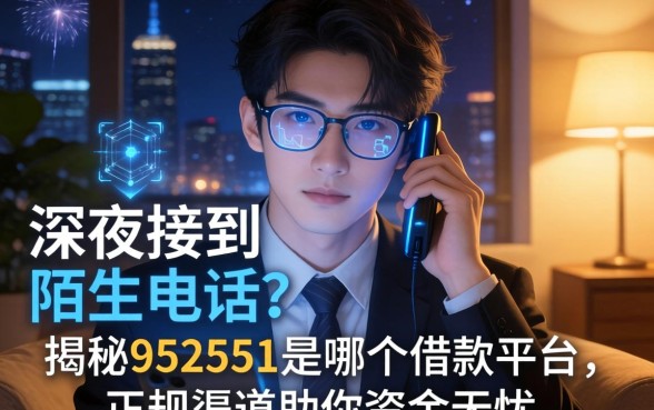 深夜接到陌生来电？揭秘952551是哪个借款平台，正规渠道助你资金无忧