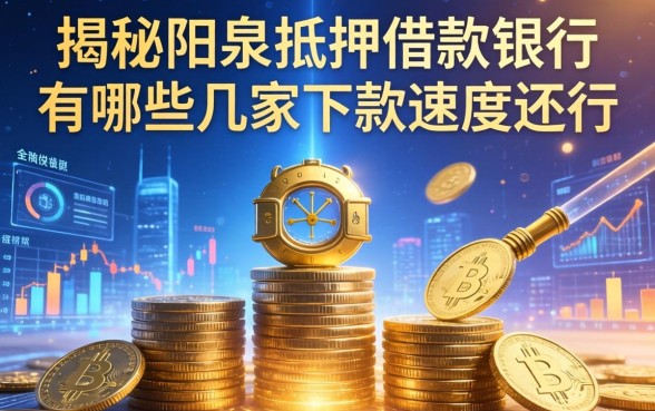 揭秘阳泉抵押借款银行有哪些，这几家下款速度还行