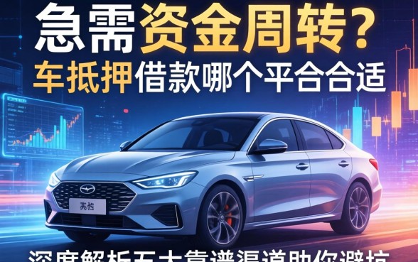 急需资金周转？车抵押借款哪个平台合适？深度解析五大靠谱渠道助你避坑