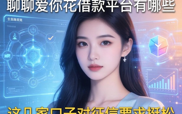 聊聊爱你花借款平台有哪些,这几家口子对征信要求挺松