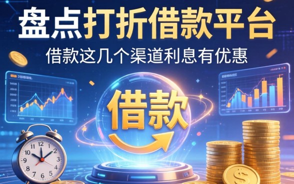 盘点打折借款平台有哪些可以借款,这几个渠道利息有优惠