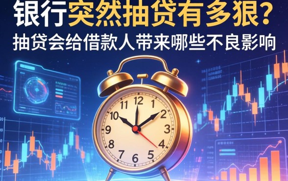 银行突然抽贷有多狠?抽贷会给借款人带来哪些不良影响