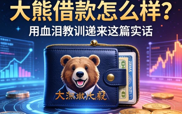 大熊钱包借款怎么样？我用血泪教训换来这篇实话