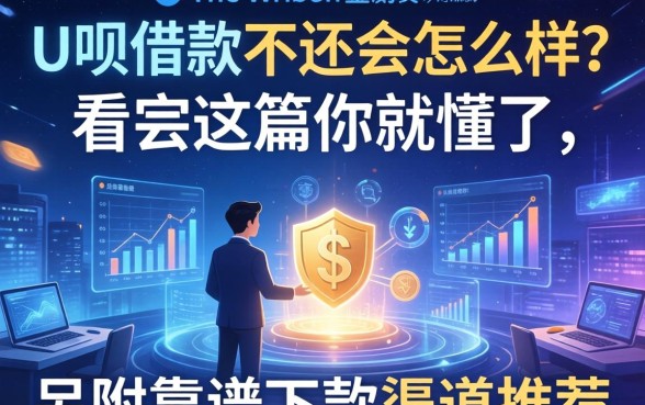 U呗借款不还会怎么样？看完这篇你就懂了，另附靠谱下款渠道推荐