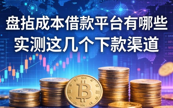 盘点成本借款平台有哪些，实测这几个下款渠道