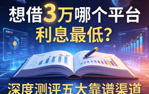 想借3万哪个平台利息最低？深度测评五大靠谱渠道