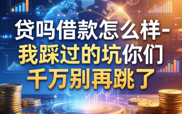 贷吗借款怎么样-我踩过的坑你们千万别再跳了
