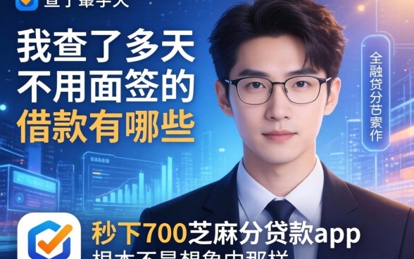 我查了半天不用面签的借款有哪些方式,发现秒下700芝麻分贷款app根本不是想象中那样