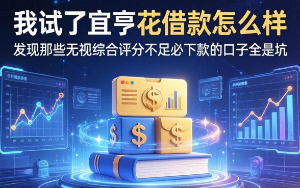 我试了宜亨花借款怎么样，发现那些无视综合评分不足必下款的口子全是坑