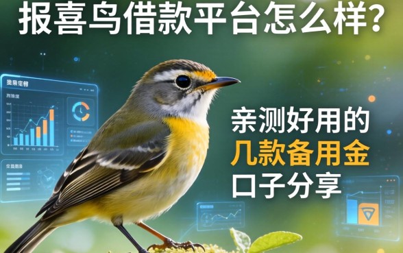 报喜鸟借款平台怎么样?亲测好用的几款备用金口子分享