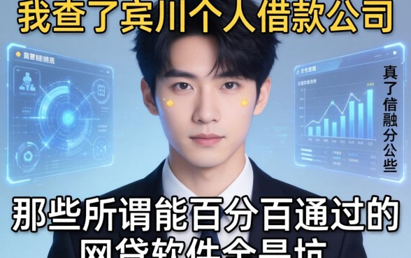 我查了宾川个人借款公司有哪些，发现那些所谓能百分百通过的网贷软件全是坑