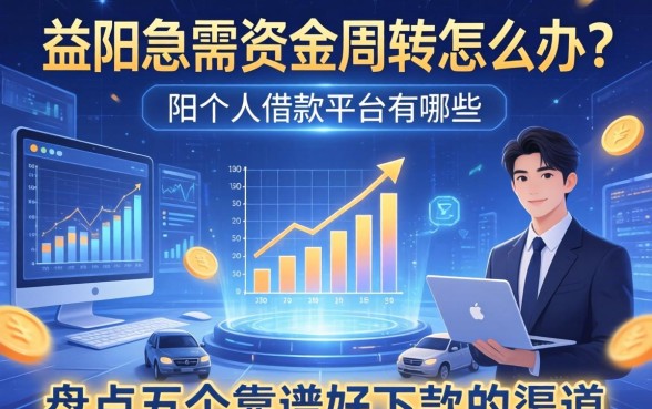 益阳急需资金周转怎么办？益阳个人借款平台有哪些？盘点五个靠谱好下款的渠道