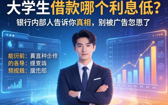 大学生借款哪个利息低？银行内部人告诉你真相，别被广告忽悠了