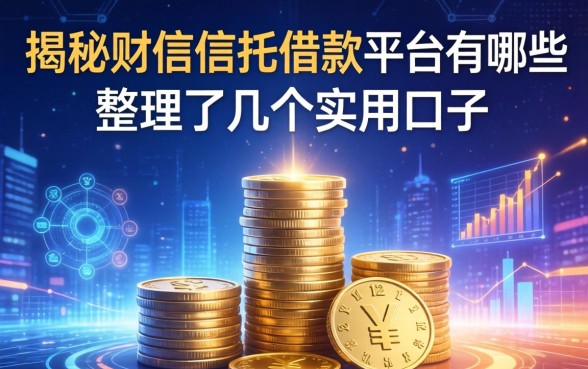 揭秘财信信托借款平台有哪些，整理了几个实用的口子