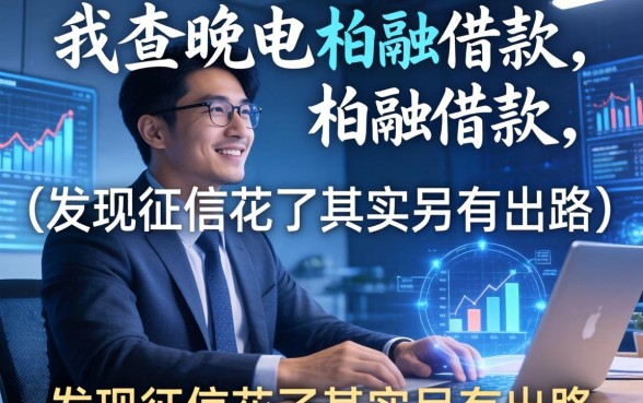我查了一晚上柏融借款，发现征信花了其实另有出路
