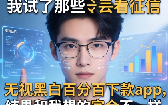 我试了那些不看征信无视黑白百分百下款app,结果和我想的完全不一样