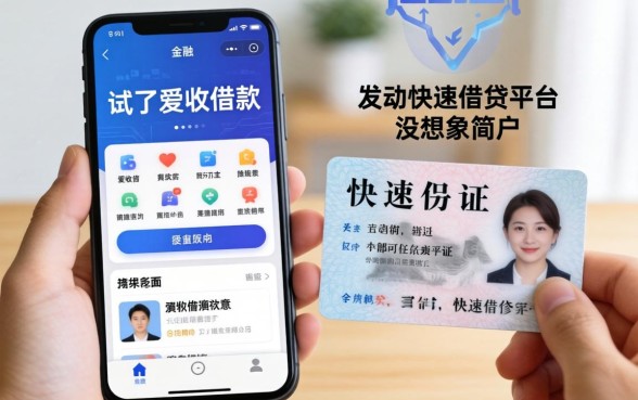 我试了爱收借款，发现手机和身份证快速借钱平台没想象中简单