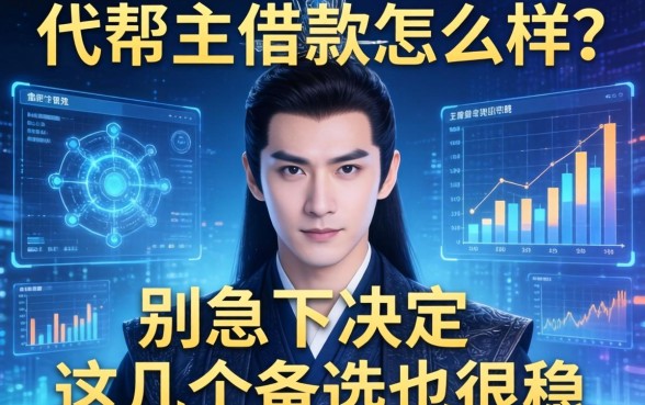 代帮主借款怎么样？别急下决定，这几个备选也很稳
