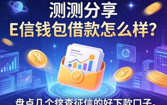 实测分享：E信钱包借款怎么样？盘点几个不查征信的好下款口子