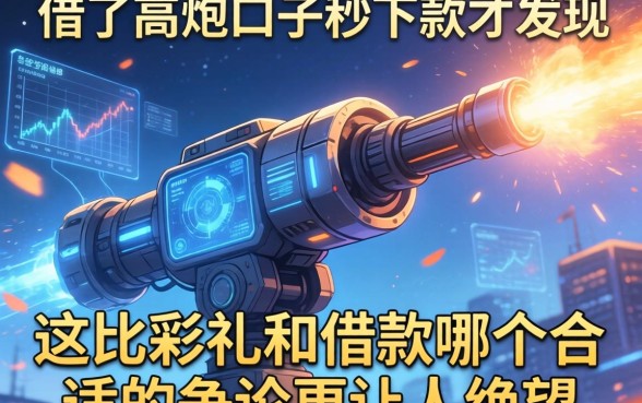 我借了高炮口子秒下款才发现，这比彩礼和借款哪个合适的争论更让人绝望