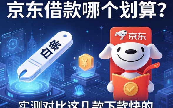 白条和京东借款哪个划算?实测对比这几款下款快的