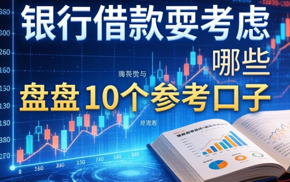 银行借款要考虑哪些因素?盘点这10个参考口子