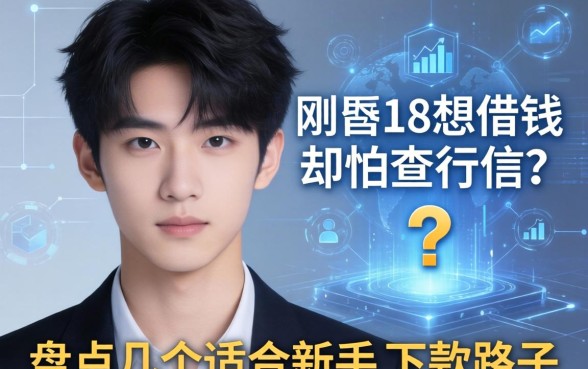 刚满18岁想借钱却怕查征信？盘点几个适合新手的下款路子