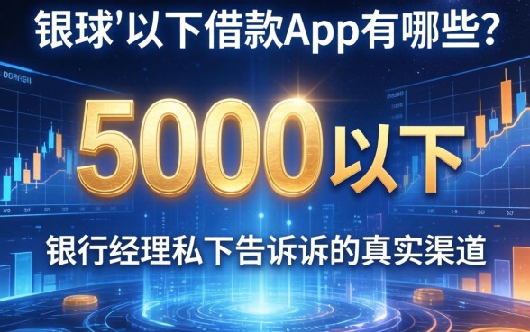 5000以下借款app有哪些？银行经理私下告诉你的真实渠道
