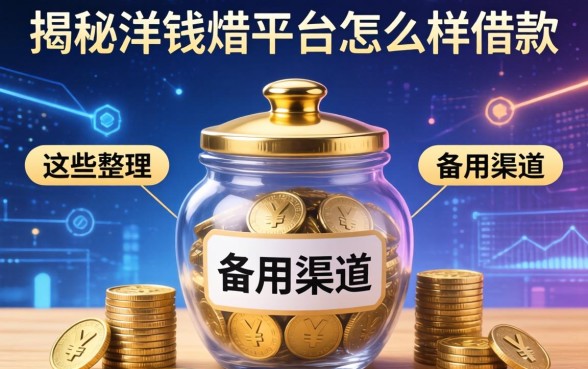揭秘洋钱罐平台怎么样借款，整理出这些备用渠道