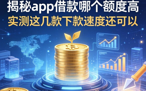 揭秘app借款哪个额度高，实测这几款下款速度还可以