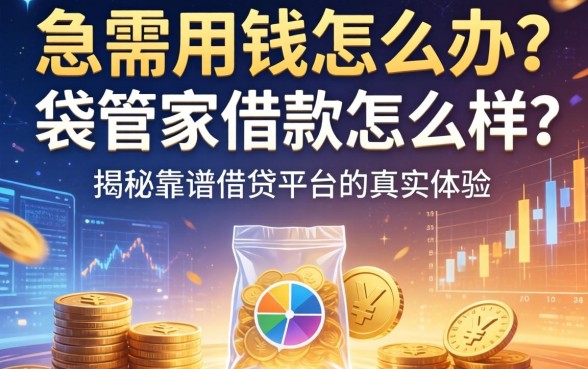 急需用钱怎么办？袋管家借款怎么样？揭秘靠谱借贷平台的真实体验
