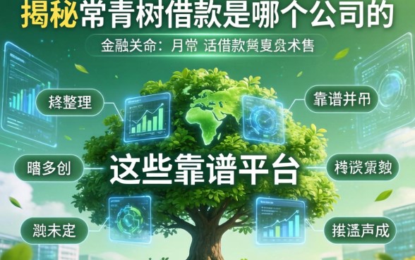 揭秘常青树借款是哪个公司的，整理出这些靠谱平台