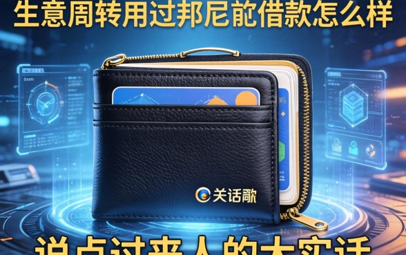 生意周转用过邦尼钱包借款怎么样,说点过来人的大实话