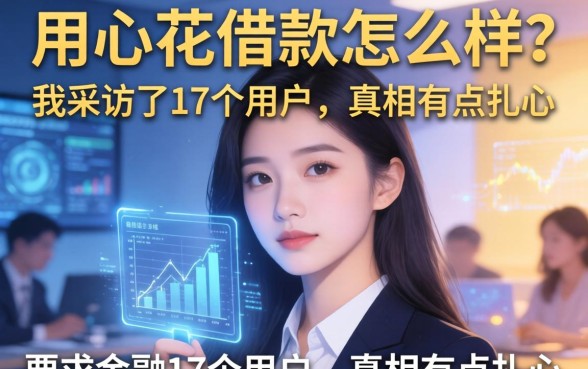 用心花借款怎么样？我采访了17个用户，真相有点扎心