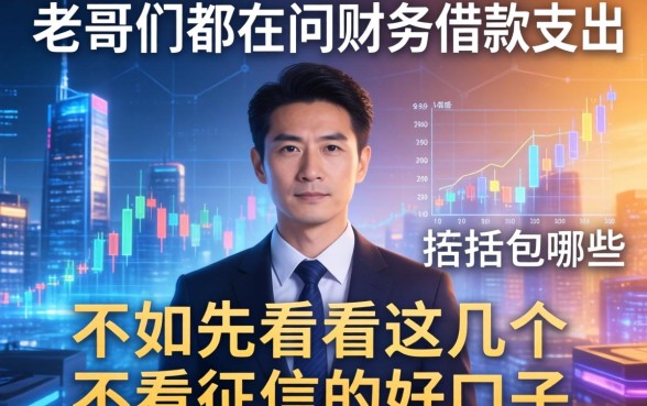 老哥们都在问财务借款支出包括哪些方面,不如先看看这几个不看征信的好口子