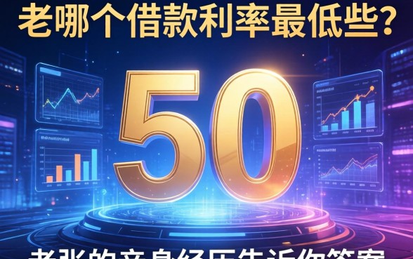 5万哪个借款利率最低些？老张的亲身经历告诉你答案